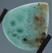 Collectors 16.65ct cloud blue Larimar cabochon