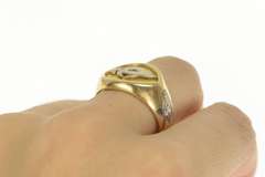 10K Yellow Gold 1940's Shriners Masonic Enamel Ornate Men's Ring