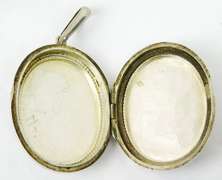 Antique English Aesthetic Large Sterling Locket