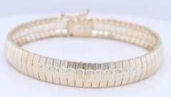 Vintage Italian Sterling Silver Fancy Bracelet