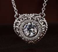 Vintage look beautiful detailed Dancing stone  pendant