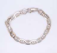 Vintage Italian Sterling Silver Fancy Link Bracelet