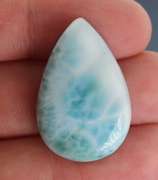 Lovely 24.79ct sky blue Larimar cabochon