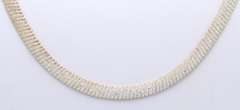 Vintage Italian Sterling Silver Fancy Necklace