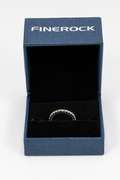 14k White Gold Eternity Diamond Wedding Band Size 4 Brand: FINEROCK
