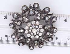 Cubic zirconia Brooch