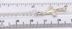 Group Lot of 5 Vintage 925 Sterling Silver Chains with Pendants