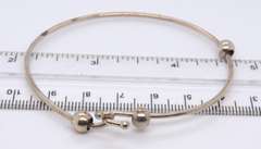 Vintage 925 Sterling Silver Bangle Bracelet