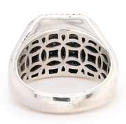 Effy Gents 1.20ctw Sapphire and 0.15ctw Diamond Ring in Sterling