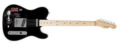 Ozzy Osbourne Signed Fender Album Graphics Photo Guitar BAS Witness