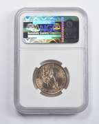 MS67 Error (2009) Harrison Presidential Dollar Missing Lettering NGC