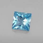 5MM SQUARE BLUE TOPAZ LOOSE GEMSTONE