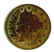 1894 Liberty 'V' Nickel