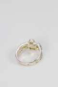 .925 Sterling Silver Ring Peridot Gemstone Ring Size 7.75
