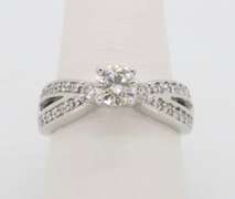 Kate McCullar Split Shank Diamond Engagement Ring