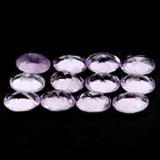 Great 13.10ct 8x6mm real Brazilian Amethyst set