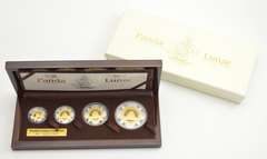 2008 China Panda Lunar 4 Coin Prestige Set - Rat - 1/10-1 Oz Gold