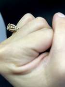 DAZZLING 18K ROSE GOLD ENGAGEMENT RING WITH 1.23 CARATS OF ROUND BRILLIANT DIAMOND