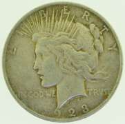 1923 $1 Silver Peace Dollar Coin