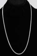 Italian .925 Sterling Silver 3.4mm Miami Cuban Link Chain 24 Inches