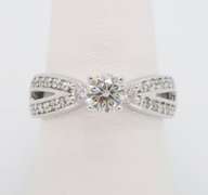 Kate McCullar Split Shank Diamond Engagement Ring
