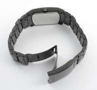 Bold Fossil Quartz Watch in Black SS