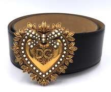 Dolce & Gabbana Devotion Leather Belt