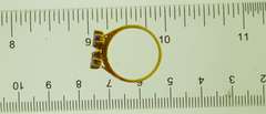 10KT Yellow Gold Butterfly Amethyst Ring