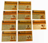 10 Topps 1960 Baseball Cards