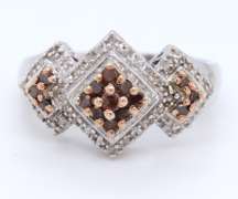 Vintage 925 Sterling Silver Cubic Zirconia Ring
