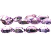 Glittering 13.15ct 8x6mm real Brazilian Amethyst set