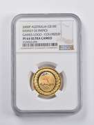 PF64UCAM 2000-P Australia $100 Gold Coin Sydney Olympics Colorized NGC