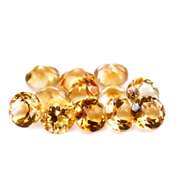 Ravishing 15.15ct top golden eye clean Citrine set
