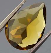 Glittering 3.72ct pear cut Citrine