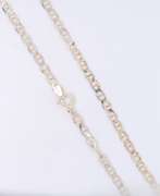 Vintage Italian 925 Sterling Silver Flat Link Chain