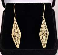 Darling Dangling Earrings in 14K Yellow Gold