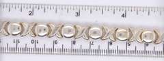 Vintage Italian Sterling Silver XO Bracelet