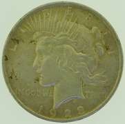 1923 $1 Silver Peace Dollar Coin