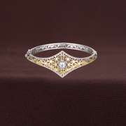 Inspired by "Grace & Lace" design Bangle