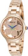 Invicta Rose Gold Flower Dial, New In Box.