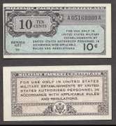 10 Cent Military Payment Certificate Series 4611