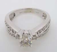 Kate McCullar Split Shank Diamond Engagement Ring