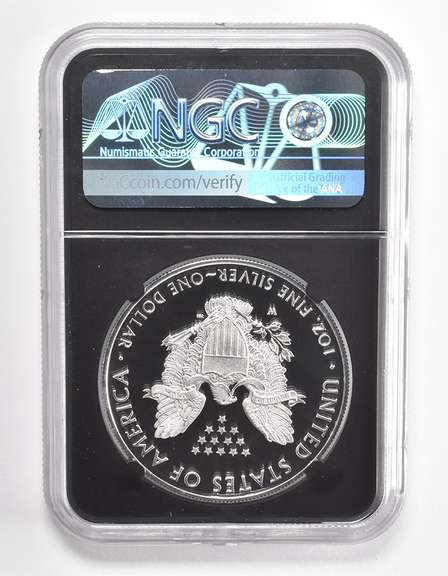 PF70UCAM 2020-W American Silver Eagle 1st Day Washington Signed - NGC