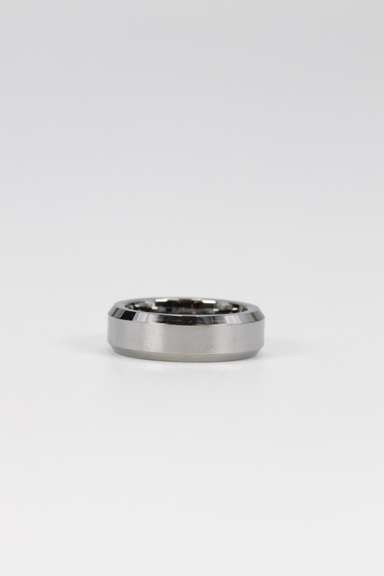 Men's Tungsten Carbide Shiny Finish Wedding Band Comfort Fit Ring Size 5