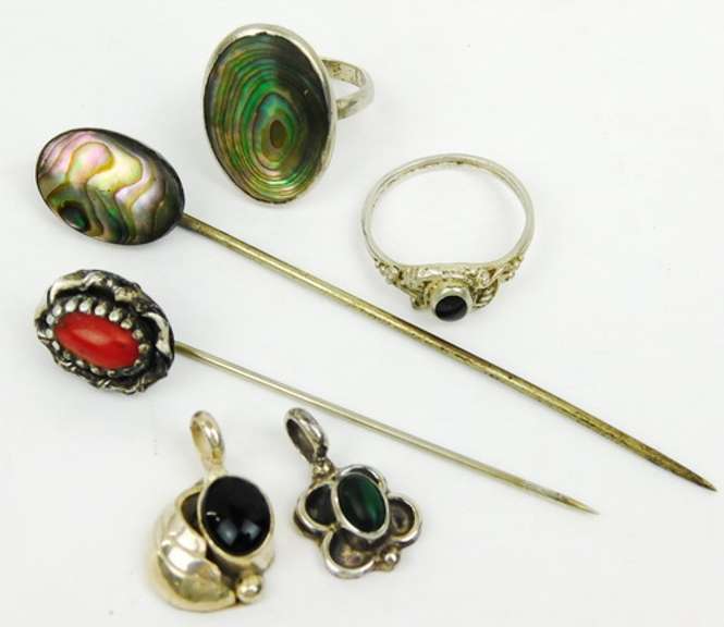 Collection of Vintage Sterling Silver Jewelry