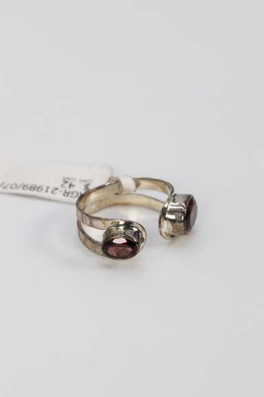 Sterling Silver Garnet Gemstone Ring