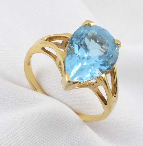 Bold Blue Topaz Ring