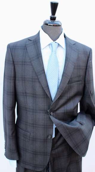 Stylish Comfort Fit Plait Suit, Made in Italy