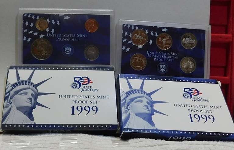 2 Sets: 1999 PRF Sets, first yr State Qtrs
