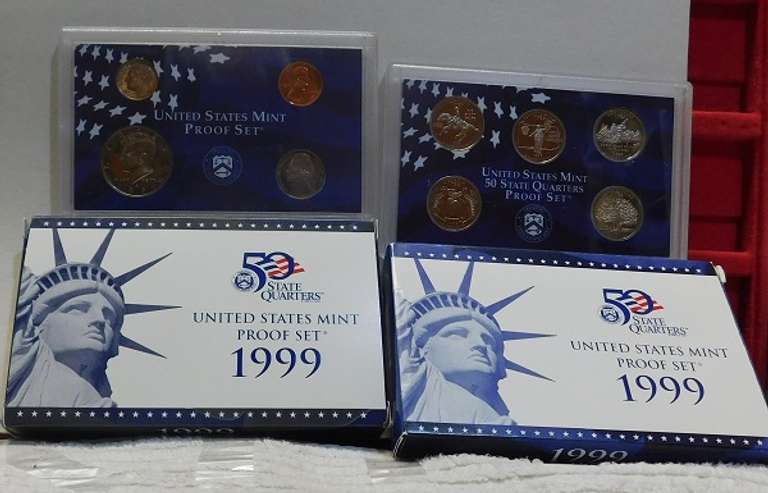 2 Sets: 1999 PRF Sets, first yr State Qtrs